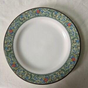 Noritake Ivory China Isolde 7019 Bread Butter Plate Floral Gold Trim Japan Vtg.